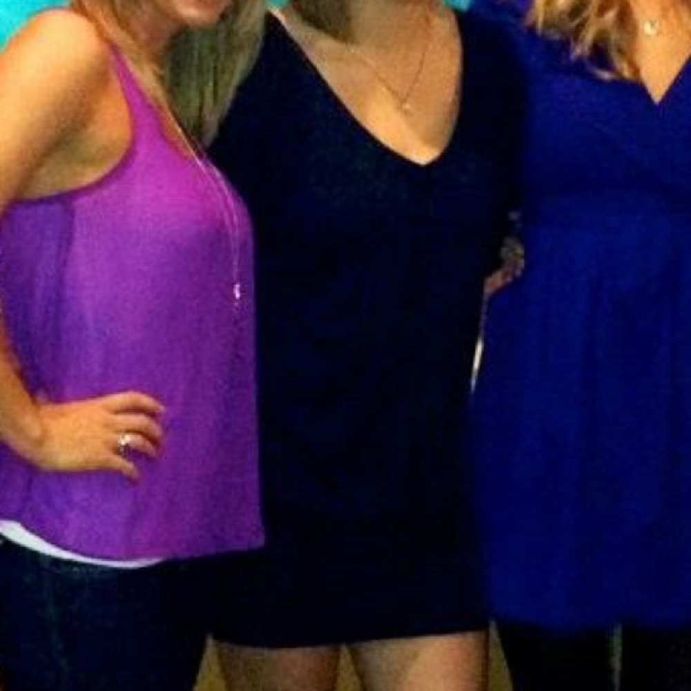 Navy Blue Shift Dress